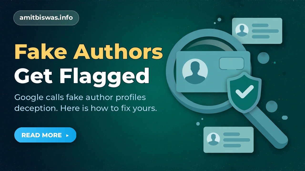 Google Flags Fake Author Profiles as Deception: What Sites Must Fix