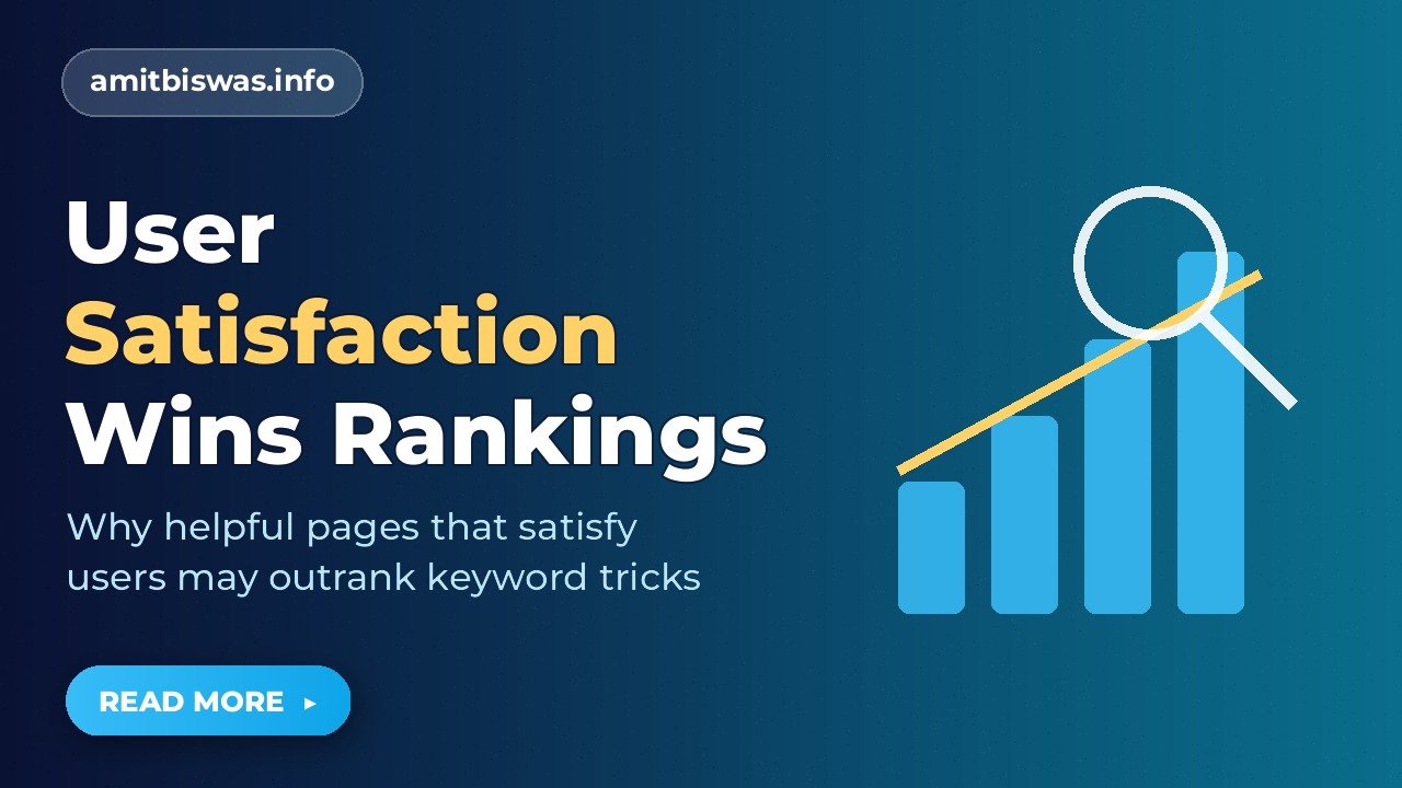 Google’s Next Ranking Update Will Put User Satisfaction First